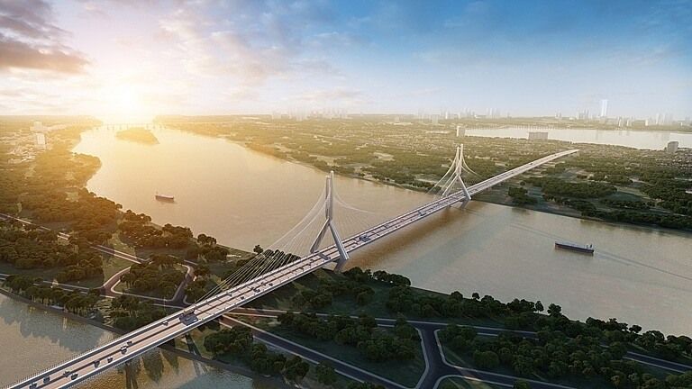 Quy hoạch cầu Tứ Liên kết nối trực tiếp với vị trí Vinhomes Global Gate