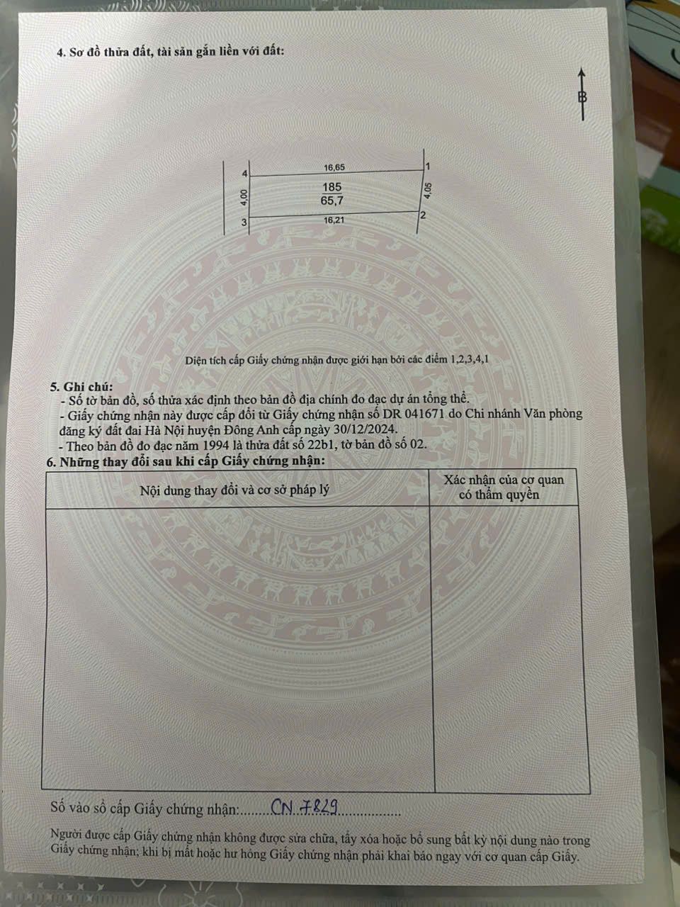 Bán Đất Thổ Cư Lê Xá Mai Lâm Đông Anh: 65.7m  Sát Vin Cổ Loa, Cách Hồ 20M 2